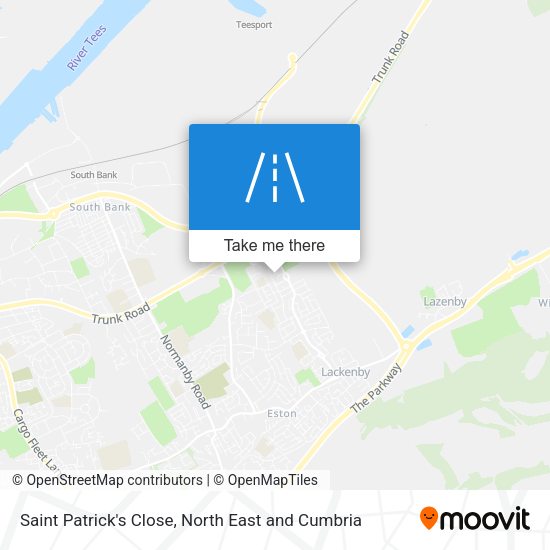 Saint Patrick's Close map