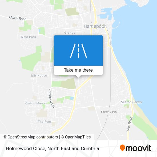 Holmewood Close map