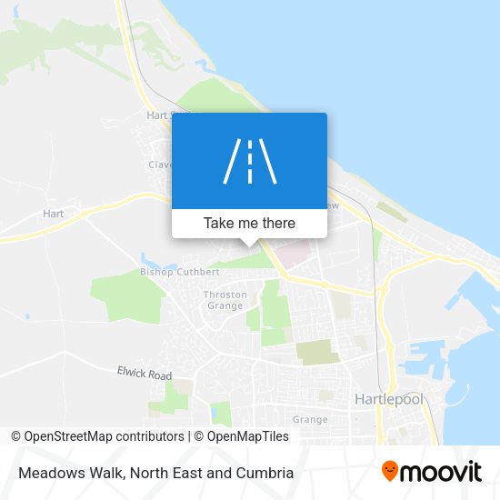 Meadows Walk map