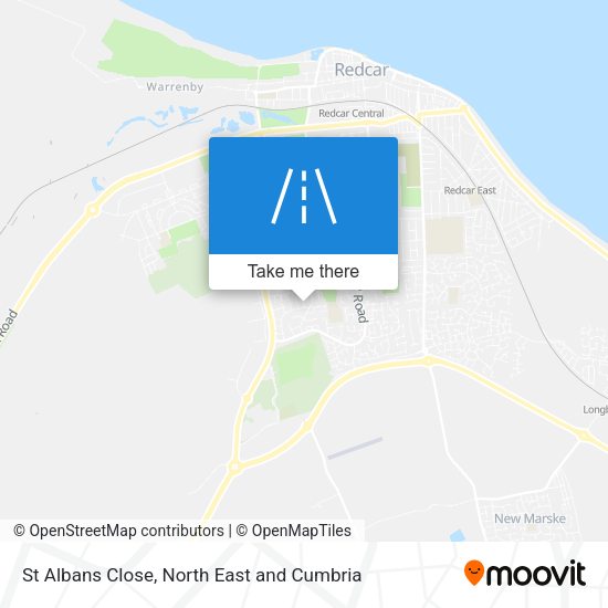 St Albans Close map