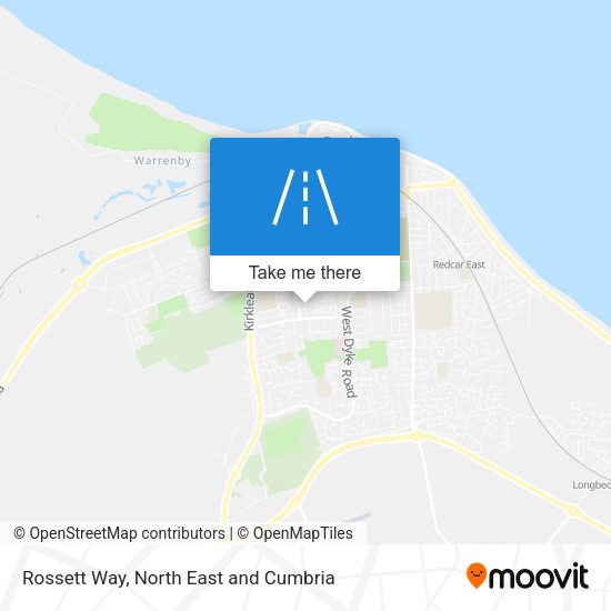 Rossett Way map