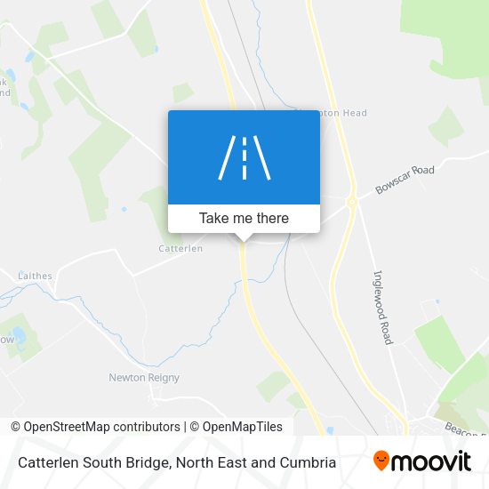 Catterlen South Bridge map