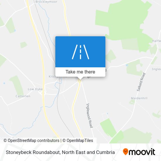 Stoneybeck Roundabout map