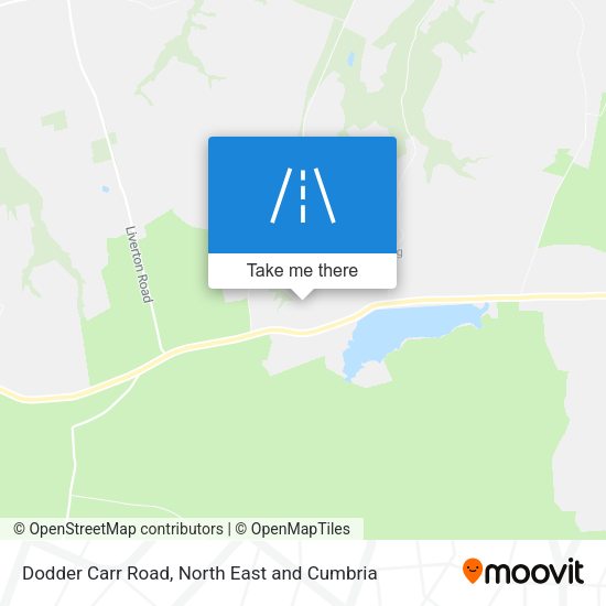 Dodder Carr Road map
