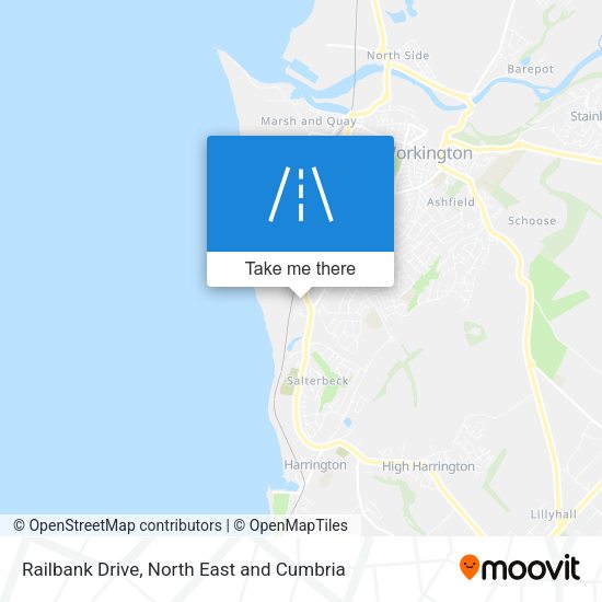 Railbank Drive map