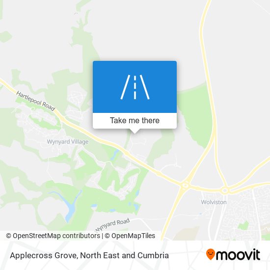 Applecross Grove map