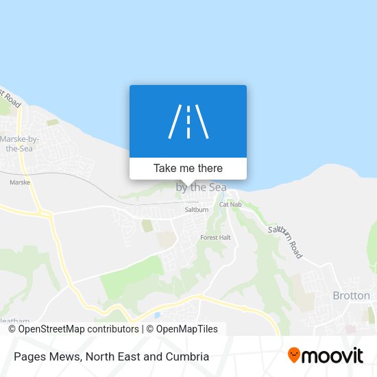 Pages Mews map