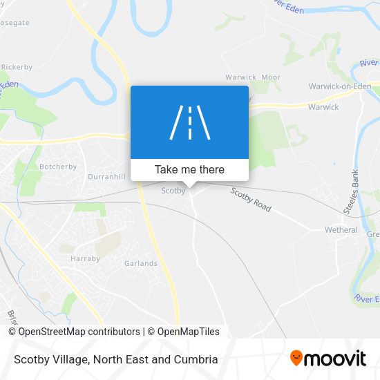 Scotby Village map