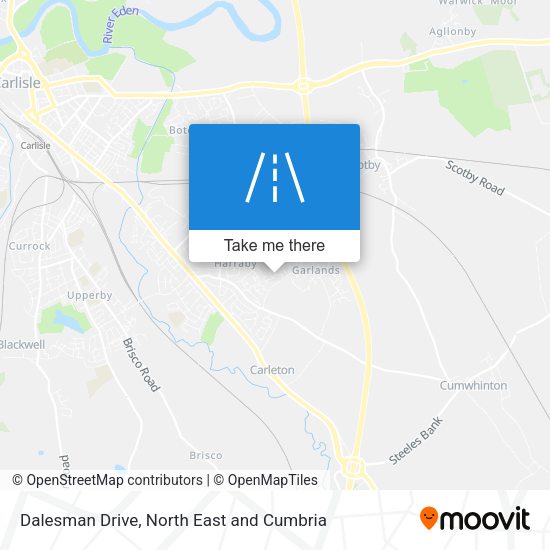 Dalesman Drive map