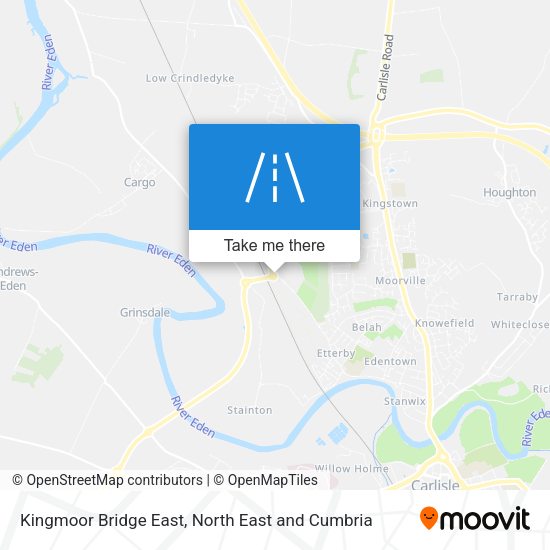 Kingmoor Bridge East map