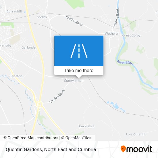 Quentin Gardens map