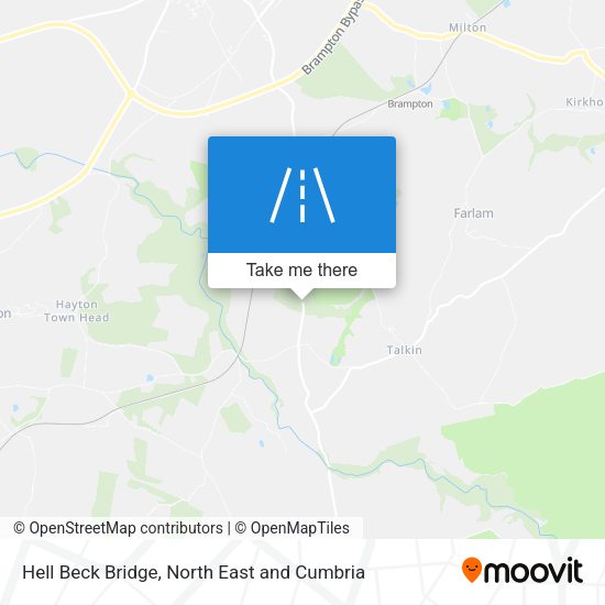 Hell Beck Bridge map