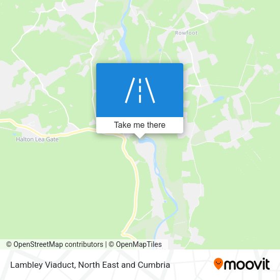 Lambley Viaduct map