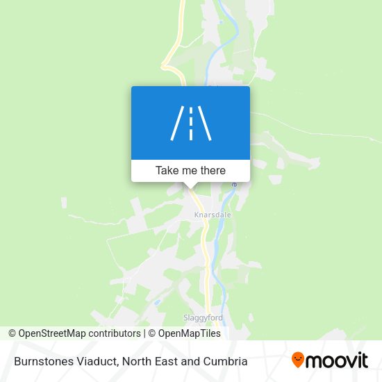 Burnstones Viaduct map