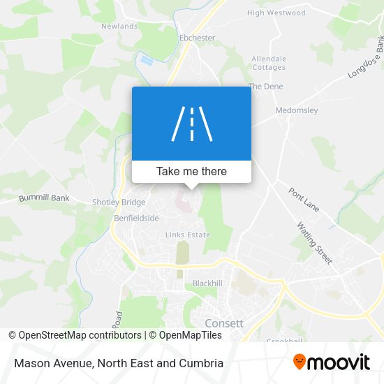 Mason Avenue map