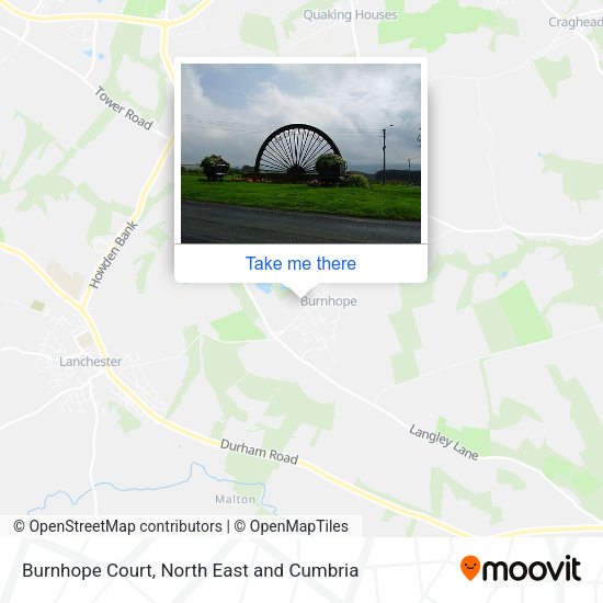 Burnhope Court map