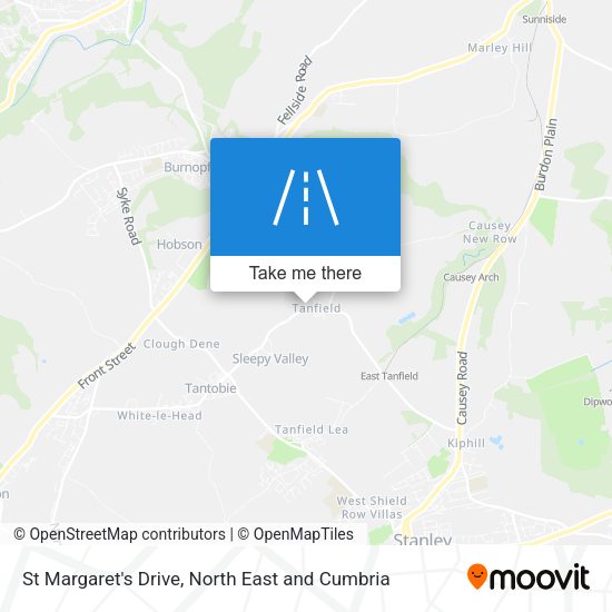 St Margaret's Drive map