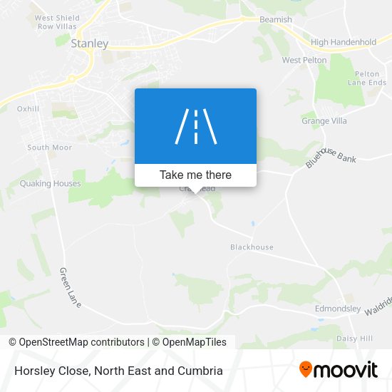 Horsley Close map