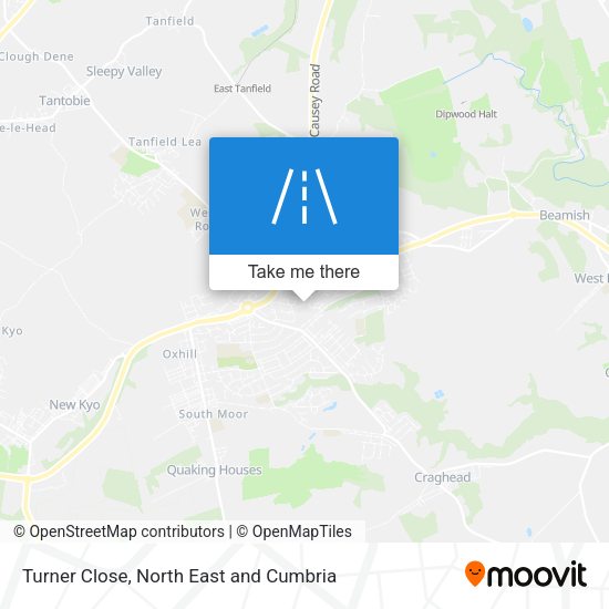 Turner Close map