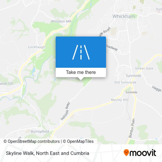 Skyline Walk map