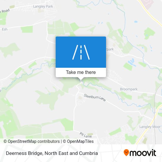 Deerness Bridge map
