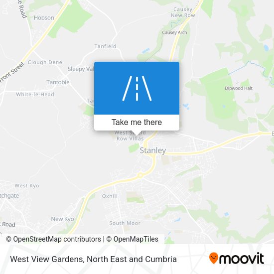 West View Gardens map
