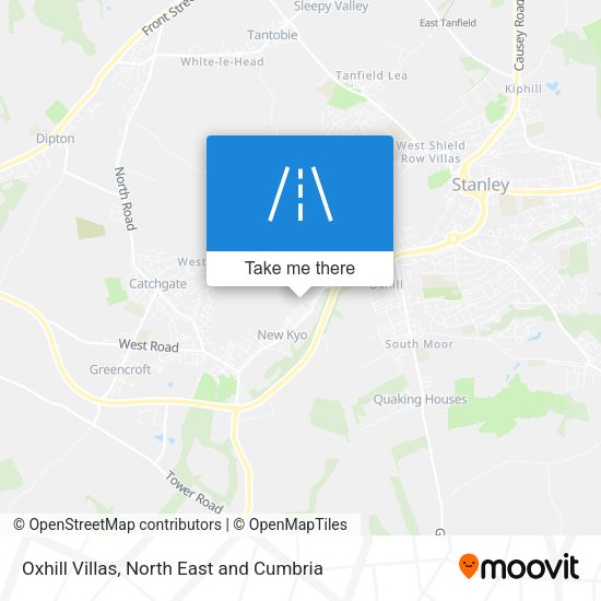 Oxhill Villas map