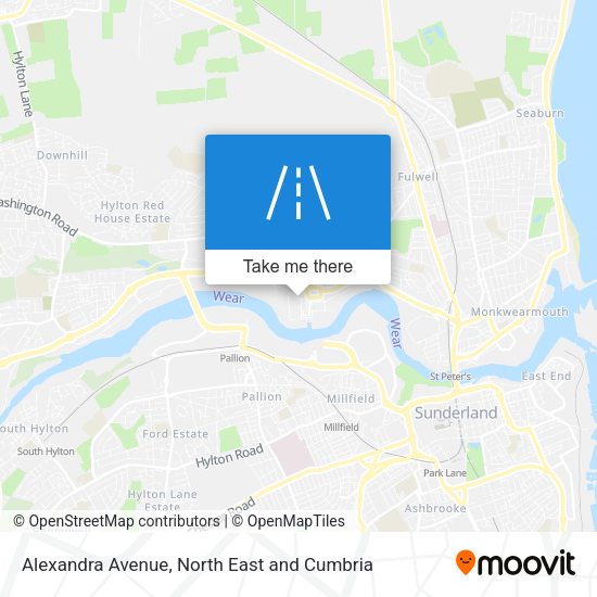 Alexandra Avenue map