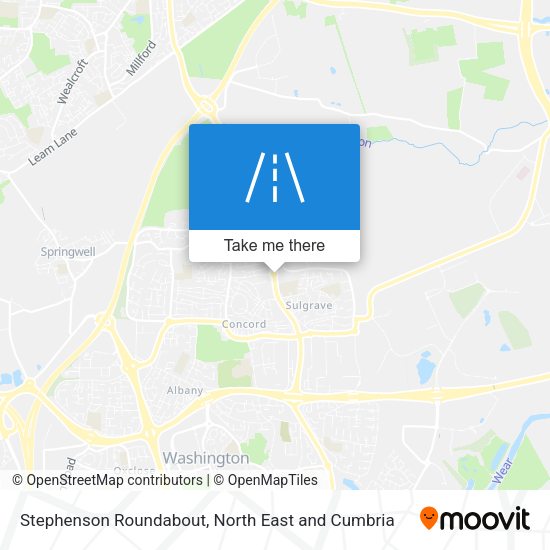 Stephenson Roundabout map