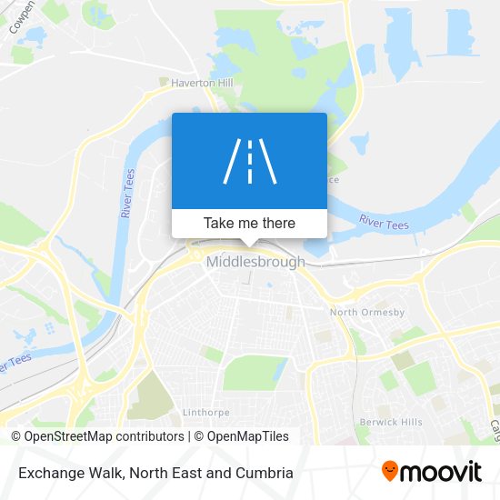 Exchange Walk map