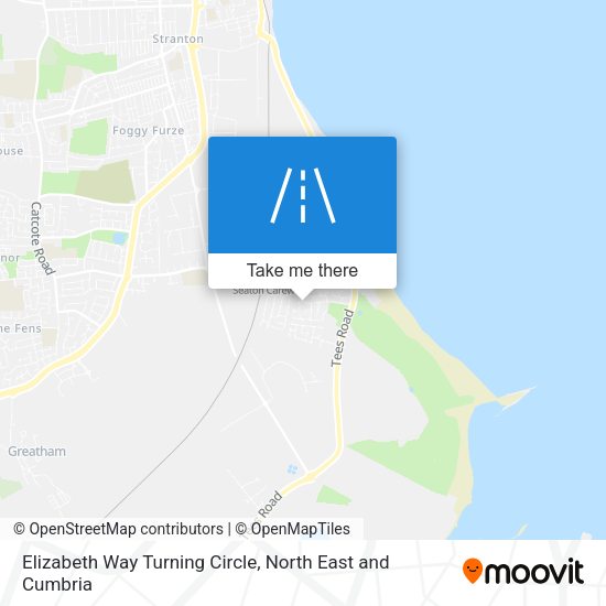 Elizabeth Way Turning Circle map
