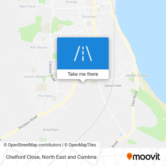 Chelford Close map