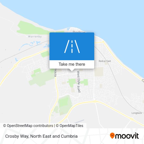 Crosby Way map
