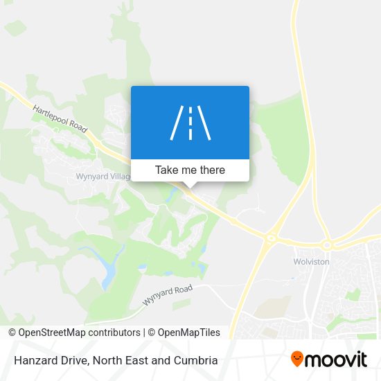 Hanzard Drive map