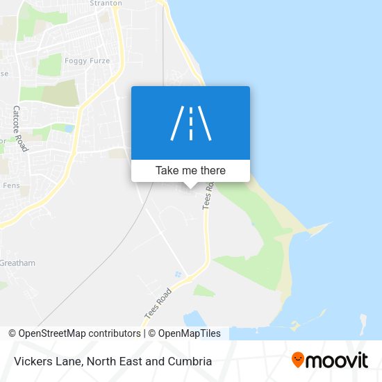 Vickers Lane map