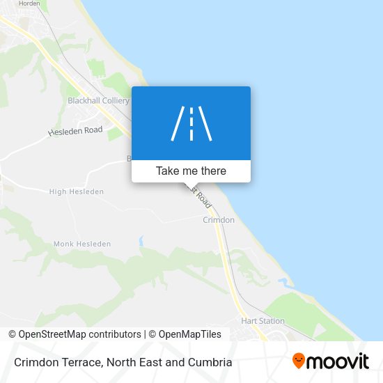 Crimdon Terrace map