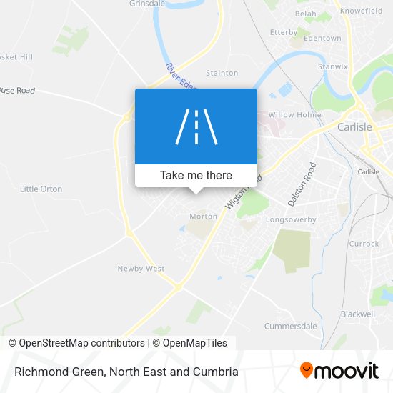 Richmond Green map
