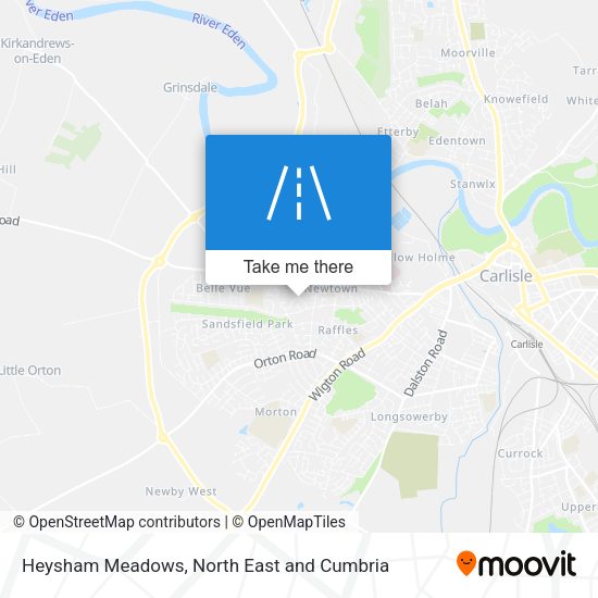 Heysham Meadows map