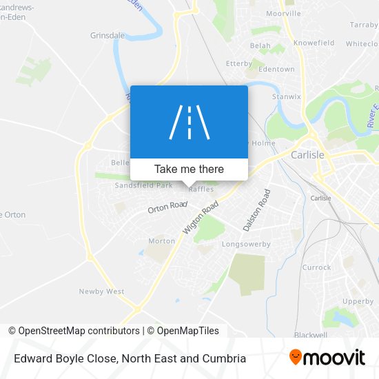 Edward Boyle Close map