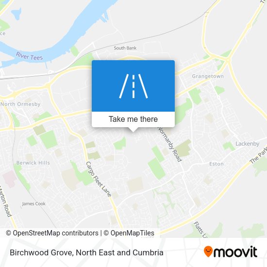 Birchwood Grove map