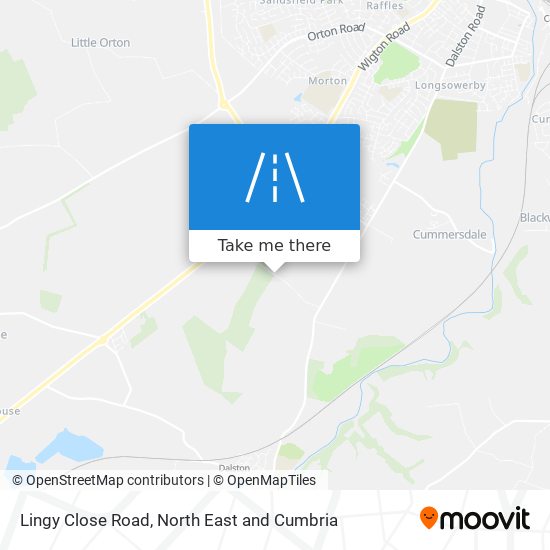 Lingy Close Road map