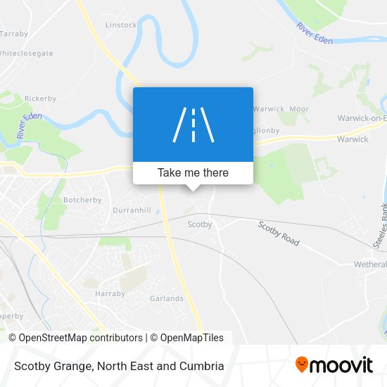 Scotby Grange map