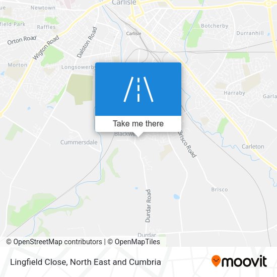 Lingfield Close map