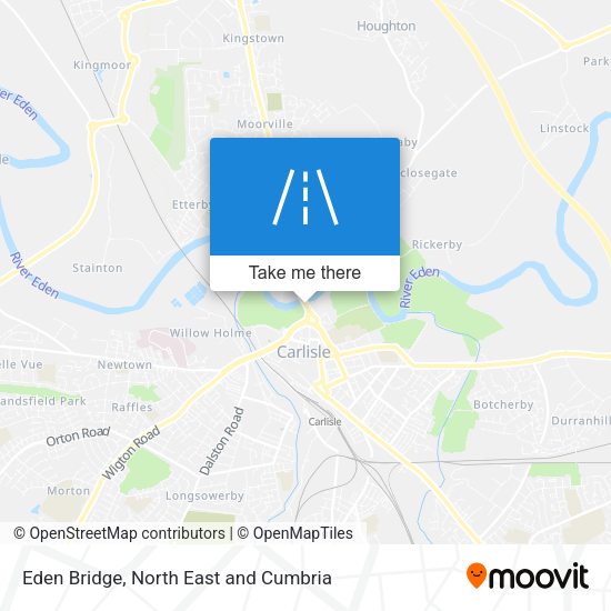 Eden Bridge map