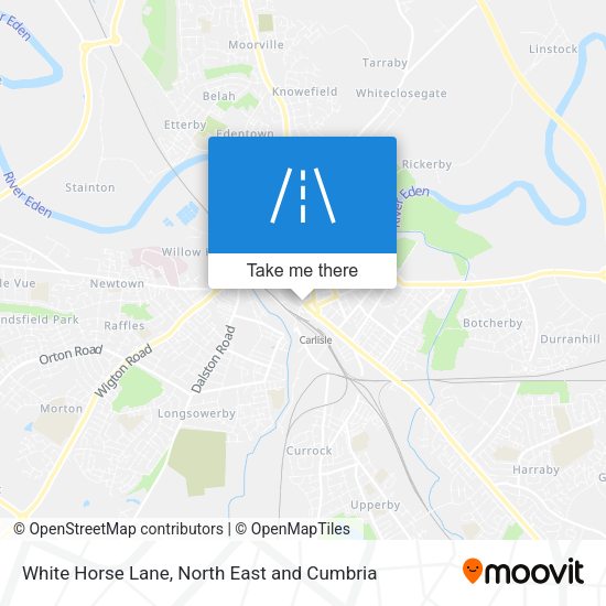 White Horse Lane map