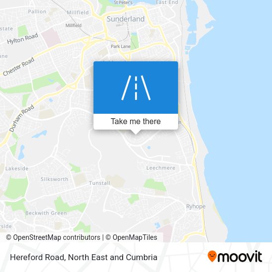Hereford Road map