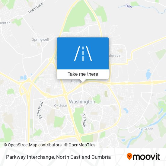 Parkway Interchange map