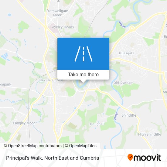 Principal's Walk map