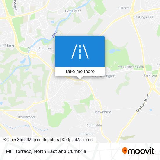 Mill Terrace map