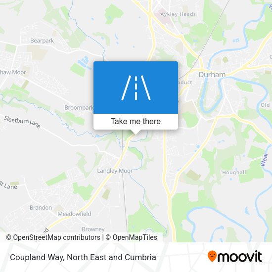 Coupland Way map
